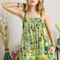 ADORA Elastic Detail Tropical Jumpsuit - Farnelli