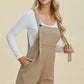 Double Take Full Size Texture Sleeveless Romper - Farnelli