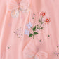 Children's Ruffled Hem Short Sleeve Dress - Farnelli