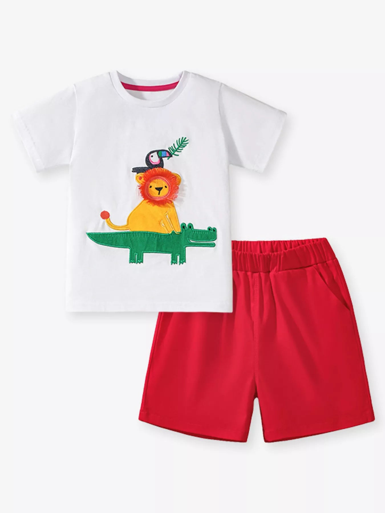 Children's Animal Round Neck T-Shirt - Farnelli