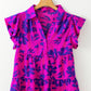 Karla Floral Collared Button Blouse - Farnelli
