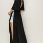 HYFVE Tie Back Maxi Split Cover Up Dress - Farnelli