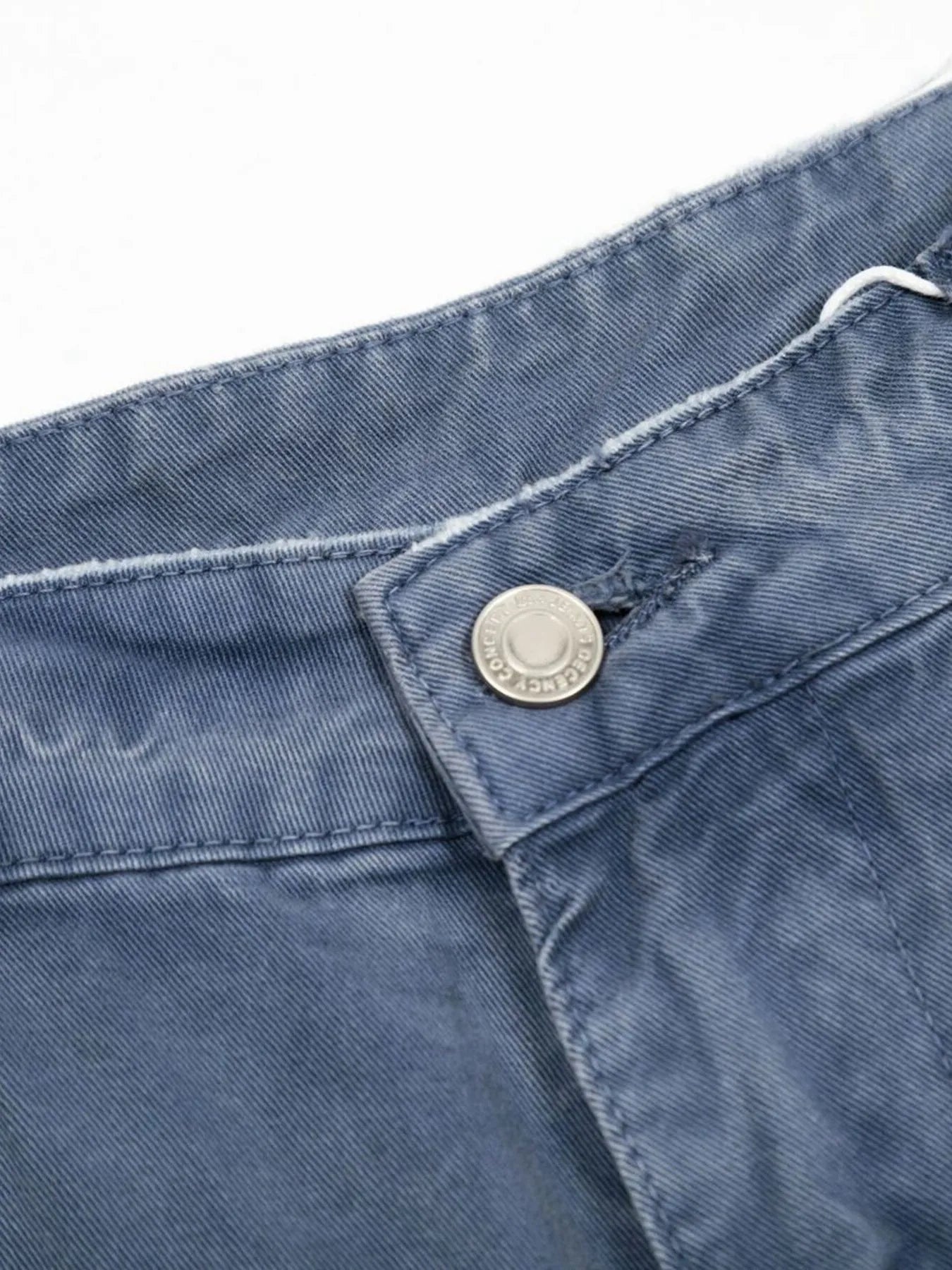 Men's Wide-Leg Cargo Jeans with Side Pockets - Farnelli