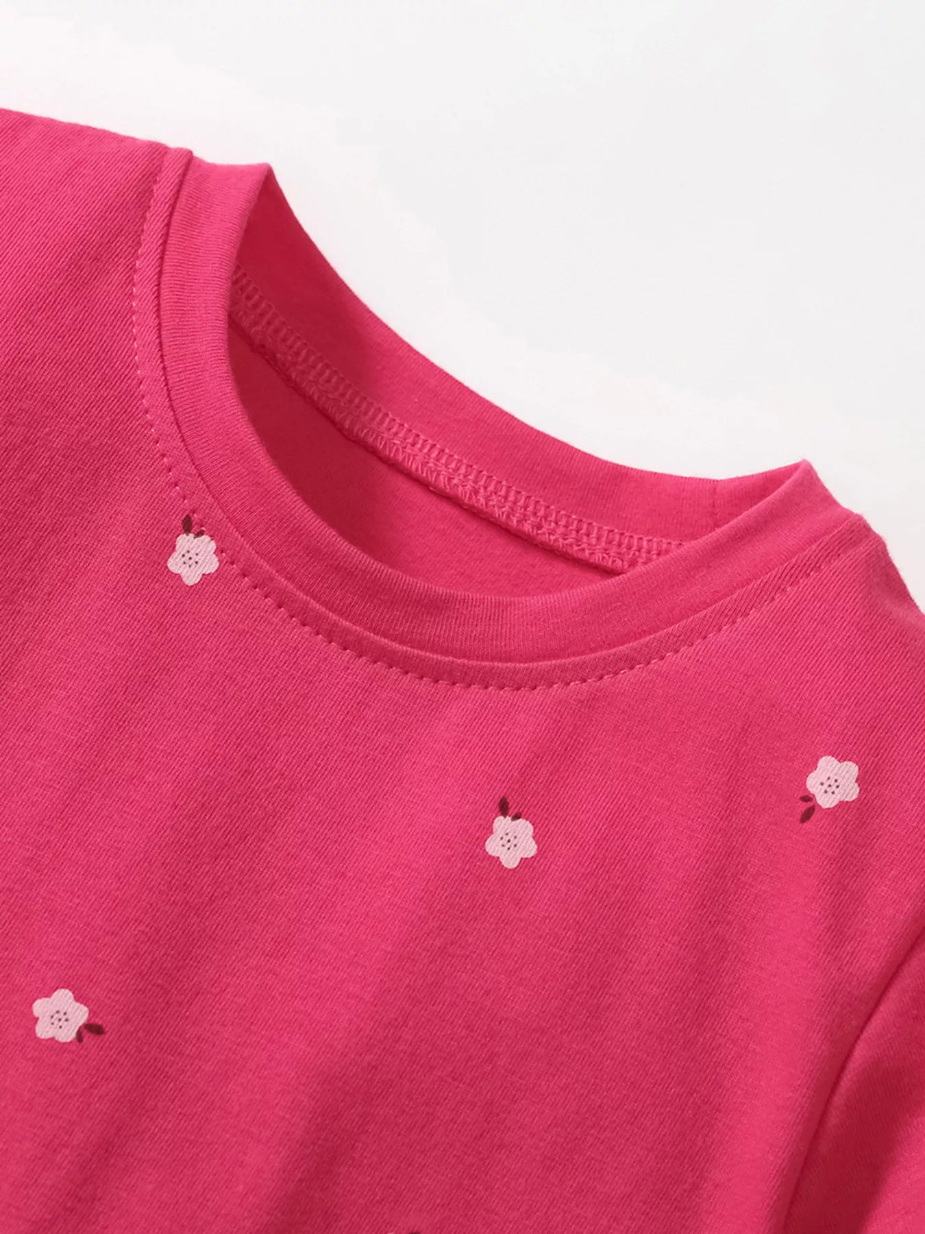 Children's Unicorn Rainbow Round Neck Casual Dress - Farnelli