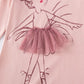 Children's Ruffle Trim Long Sleeve Dress - Farnelli