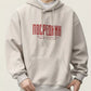 Men's Plus Size Drawstring Letter Dropped Shoulder Hoodie - Farnelli