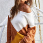 BiBi Color Block Geometric Sweater - Farnelli