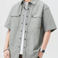 Men's Button Up Short Sleeve Shirt - Farnelli