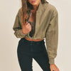 MABLE Long Sleeve Two Way Jacket - Olive