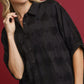 Umgee Jacquard Heart Collared Shirt - Farnelli