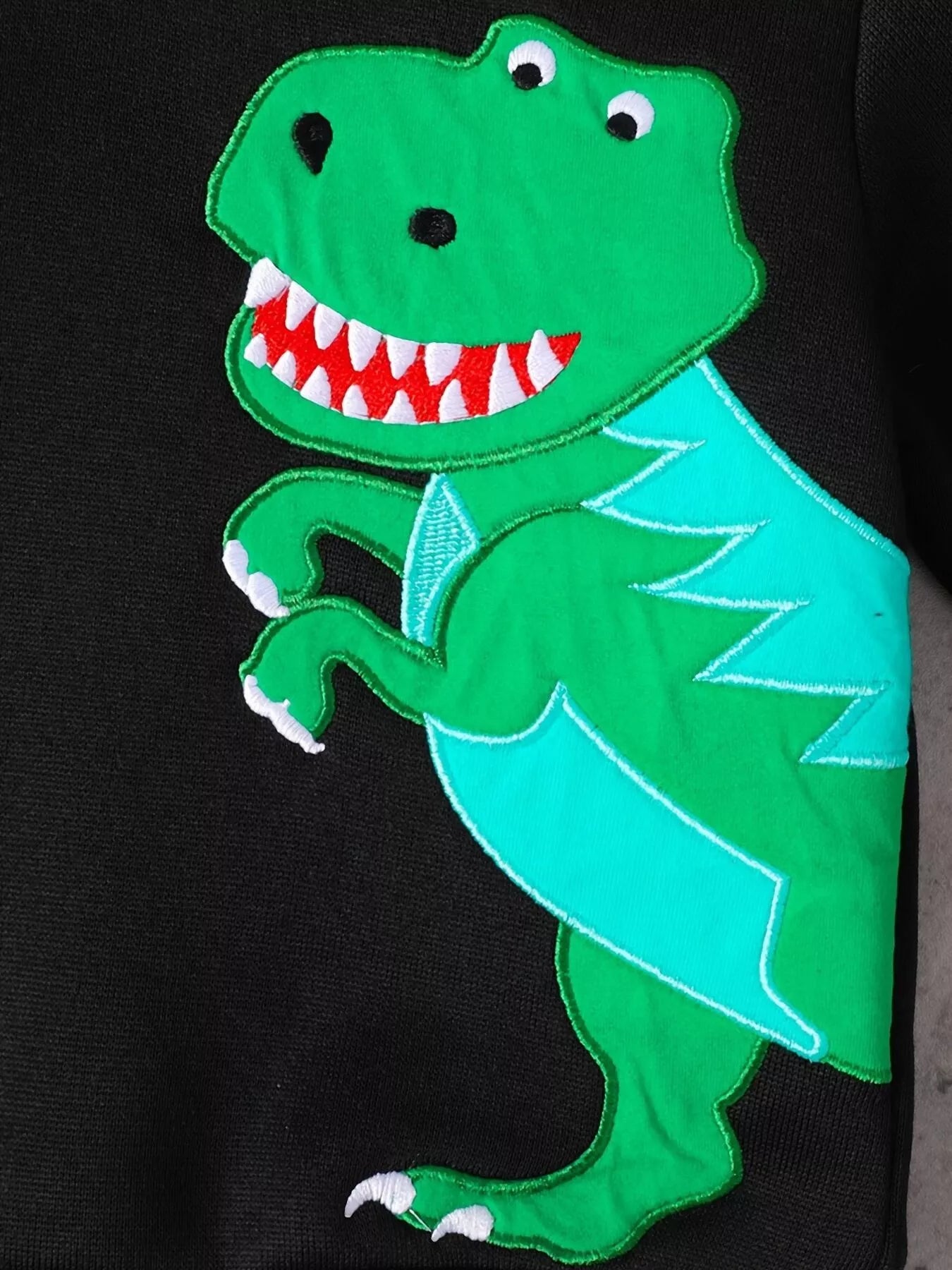 Children's Dinosaur Graphic Hoodie & Pants Set - Farnelli