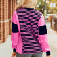 Haven Stripe Loose Fit Long Sleeve Top - Farnelli
