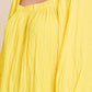 Culture Code Texture Square Neck Puff Sleeve Top - Farnelli