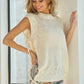 BiBi Tied Open Side Detailed Knit Tank Top - Farnelli