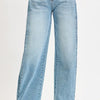 RISEN Mid Rise Wide Barrel Transferable Leg Snap Jeans - MEDIUM