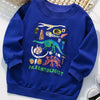Children's Dinosaur Crew Neck Sweatshirt - Navy
