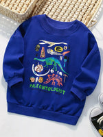 Children's Dinosaur Crew Neck Sweatshirt - Farnelli