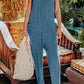 Double Take Full Size Sleeveless Straight Jumpsuit - Farnelli