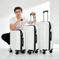 HouseOfZazla lightweight 3-piece hard shell luggage set with spinner wheels in multiple colors