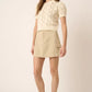 Mittoshop Cargo Mini Skirt with Side Pockets - Farnelli