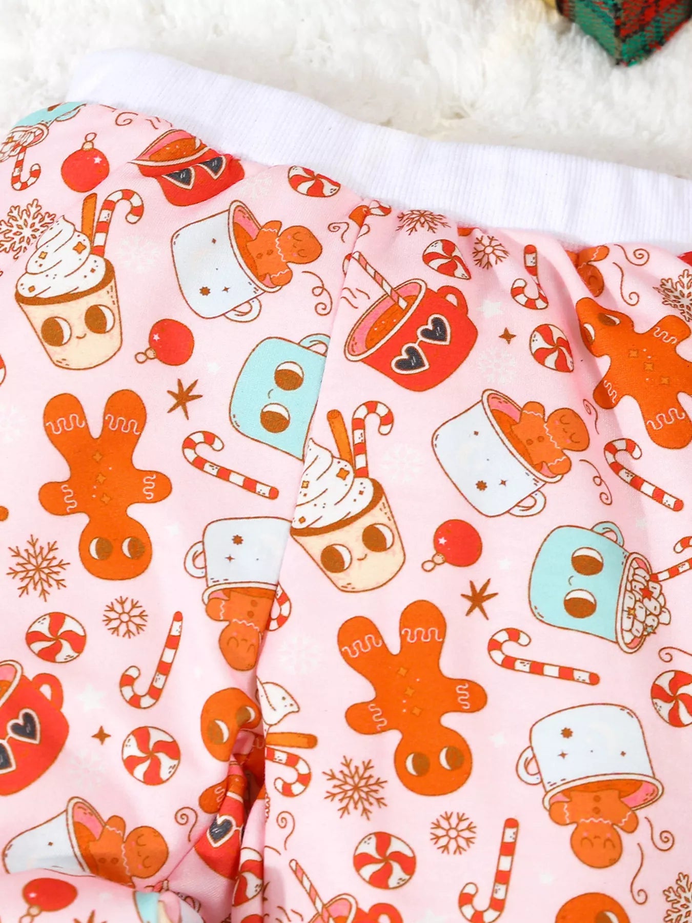 Children's Christmas Santa Print Long Sleeve Set - Farnelli