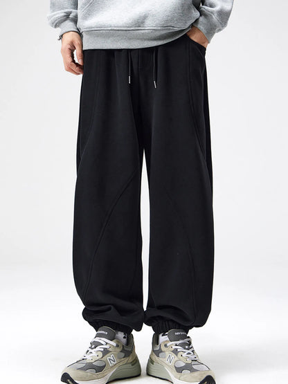 Men's Plus Size Loose Fit Drawstring Sweatpants - Farnelli