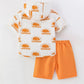 Children's Sun Print Hoodie & Shorts Set - Farnelli