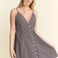 Jade By Jane Full Size Checkered Sleeveless Dress Plus Size - Farnelli
