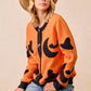 BiBi Halloween Witch Hat Moon Bat Artwork Cardigan - Farnelli