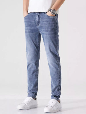 Men's Washed Slim Fit Jeans - Farnelli