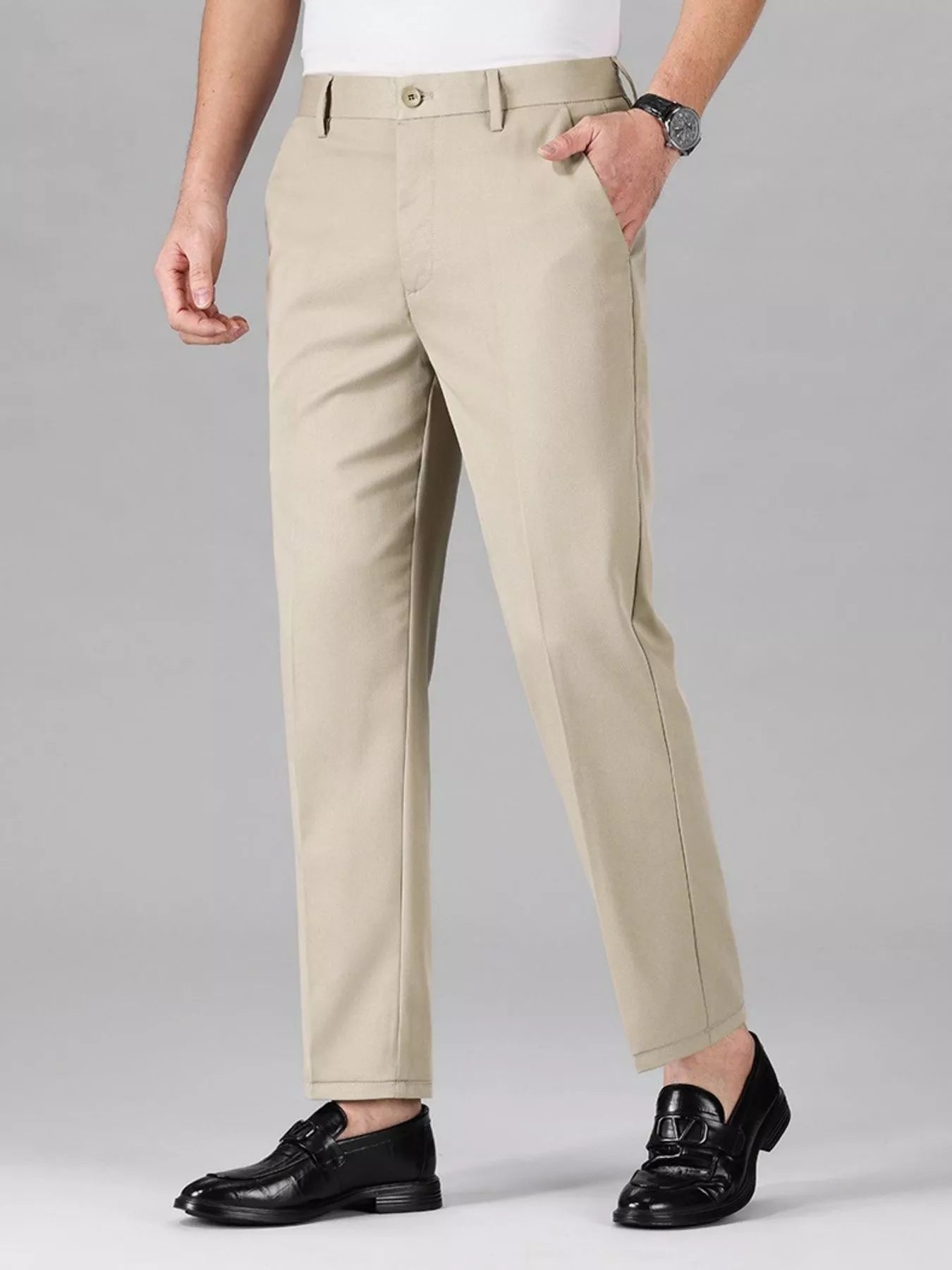 Men's Slim Fit Business Casual Pants - Farnelli