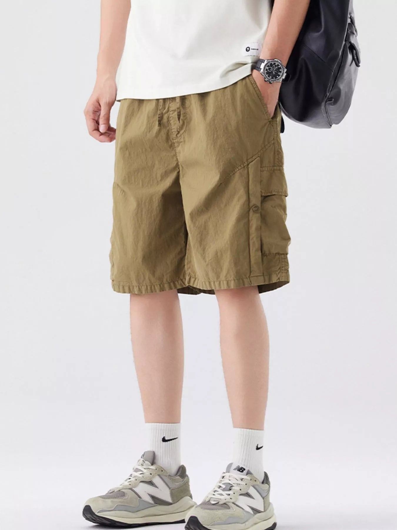 Men's Full Size Loose Fit Cargo Shorts Plus Size - Farnelli