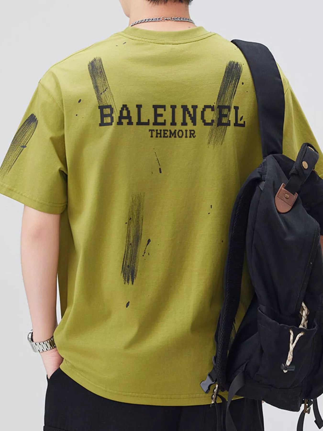 Men's Plus Size Round Neck Short Sleeve T-Shirt - Farnelli