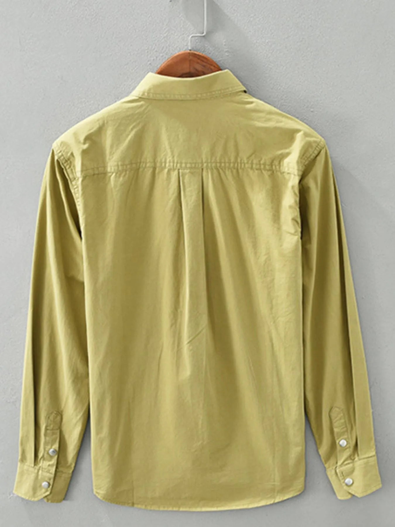 Men's Plus Size Button Up Long Sleeve Shirt - Farnelli
