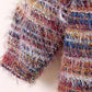 Children's Colorful Knitted Fuzzy Cardigan - Farnelli