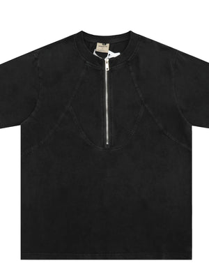 Men's Half-Zip Oversize T-Shirt - Farnelli