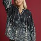 Umgee Full Size Floral Vine Print Blouse with Balloon Sleeves Plus Size - Farnelli