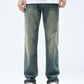 Men's Washed Straight Leg Jeans - Farnelli