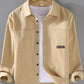 Men's Plus Size Button Up Long Sleeve Shirt - Farnelli