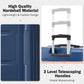 HouseOfZazla expandable 2-piece luggage set with TSA lock and spinner wheels in multiple colors