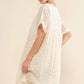 And The Why Woven Leopard Baby Doll Roll-Sleeve Casual Dress - Farnelli