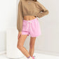 HYFVE Round Neck Long Sleeve Cropped Sweatshirt - Farnelli
