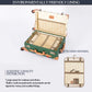 SarahFace Spinner Suitcase - Green/Pearl's
