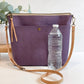Carry Courage VISIONARY amethyst crossbody bag with adjustable strap and compact design
