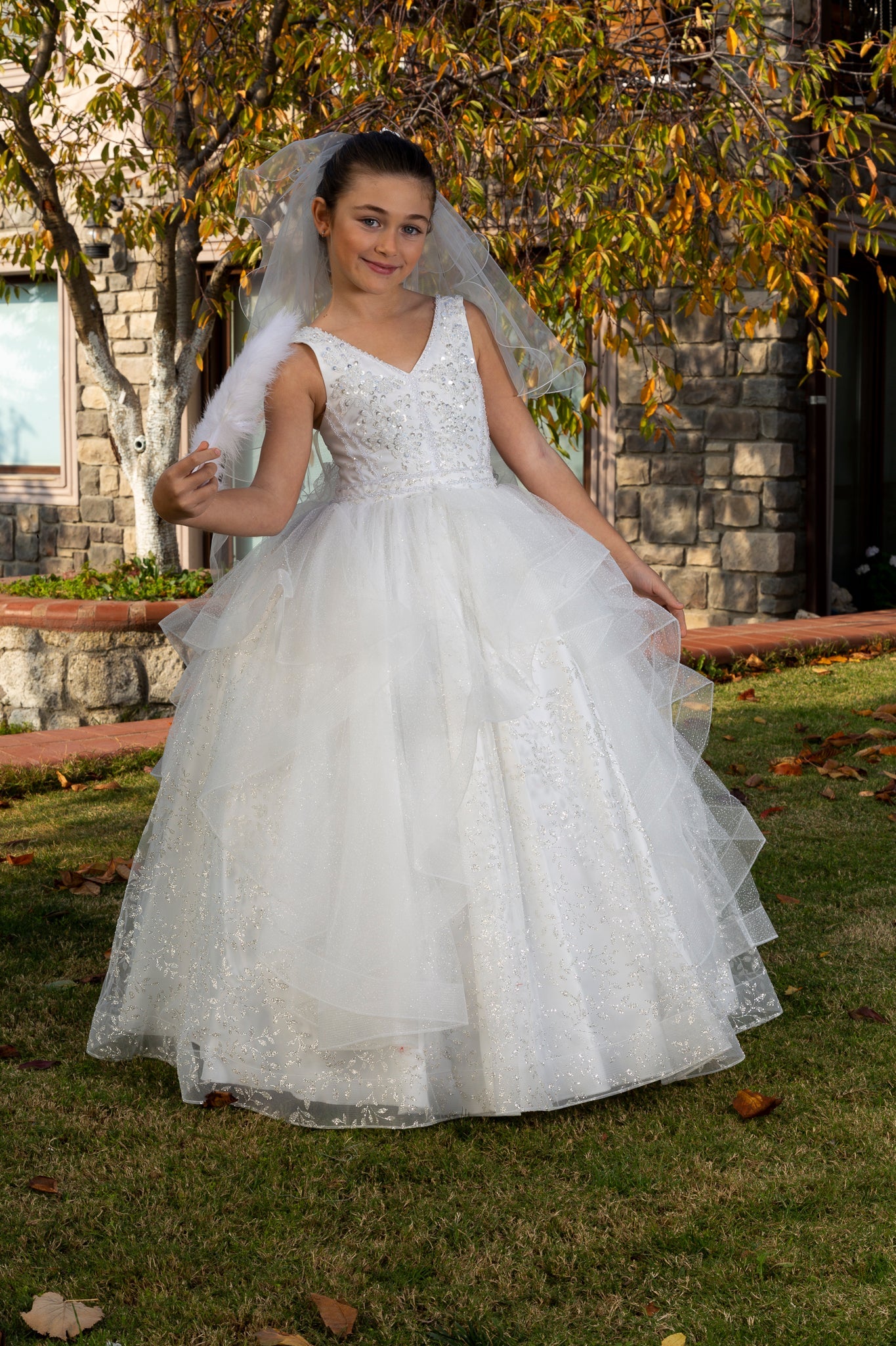 Princess Poise Girls Formal Dress-3