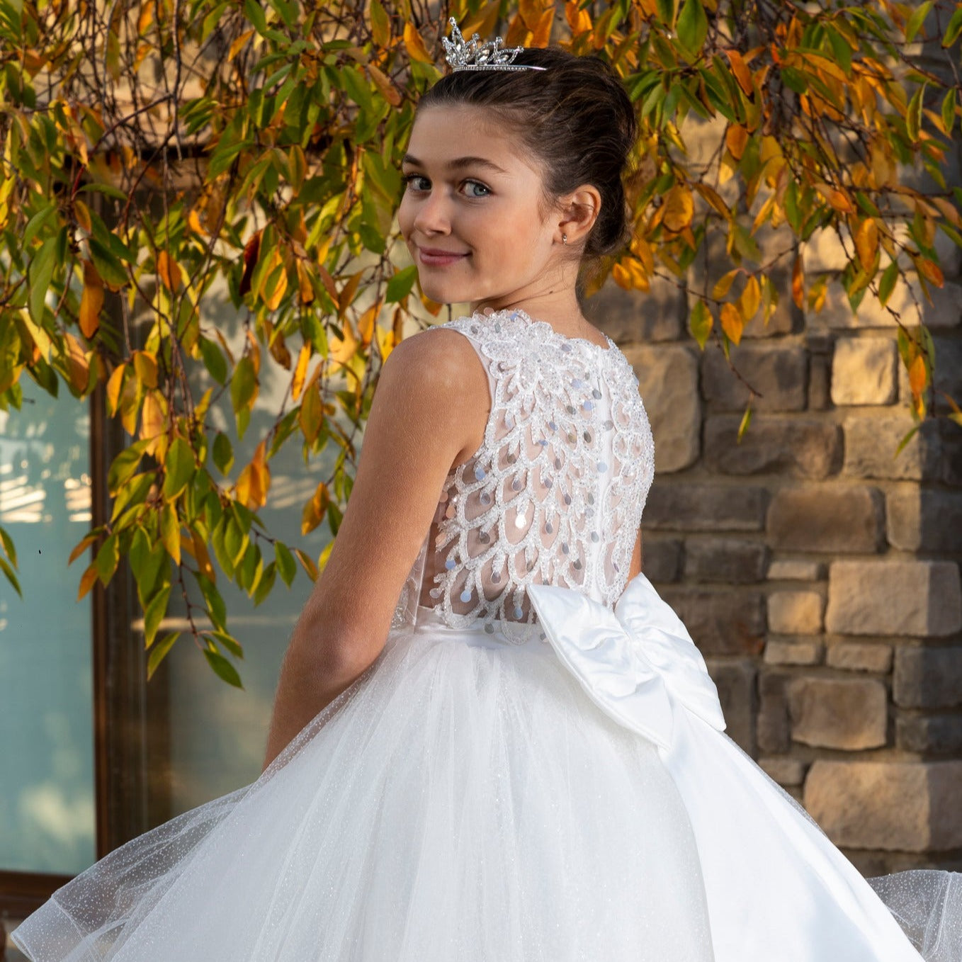 Charming Elegance Girls Formal Dress-4