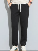 Men's Full Size Casual Drawstring Joggers Plus Size - Farnelli
