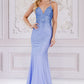 CLEARANCE - Amelia Couture 3018 Long Mermaid V-Neck Hot Pink Gown (Size 4)