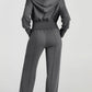 Zip-Up Hoodie and Pants Active Set - Farnelli