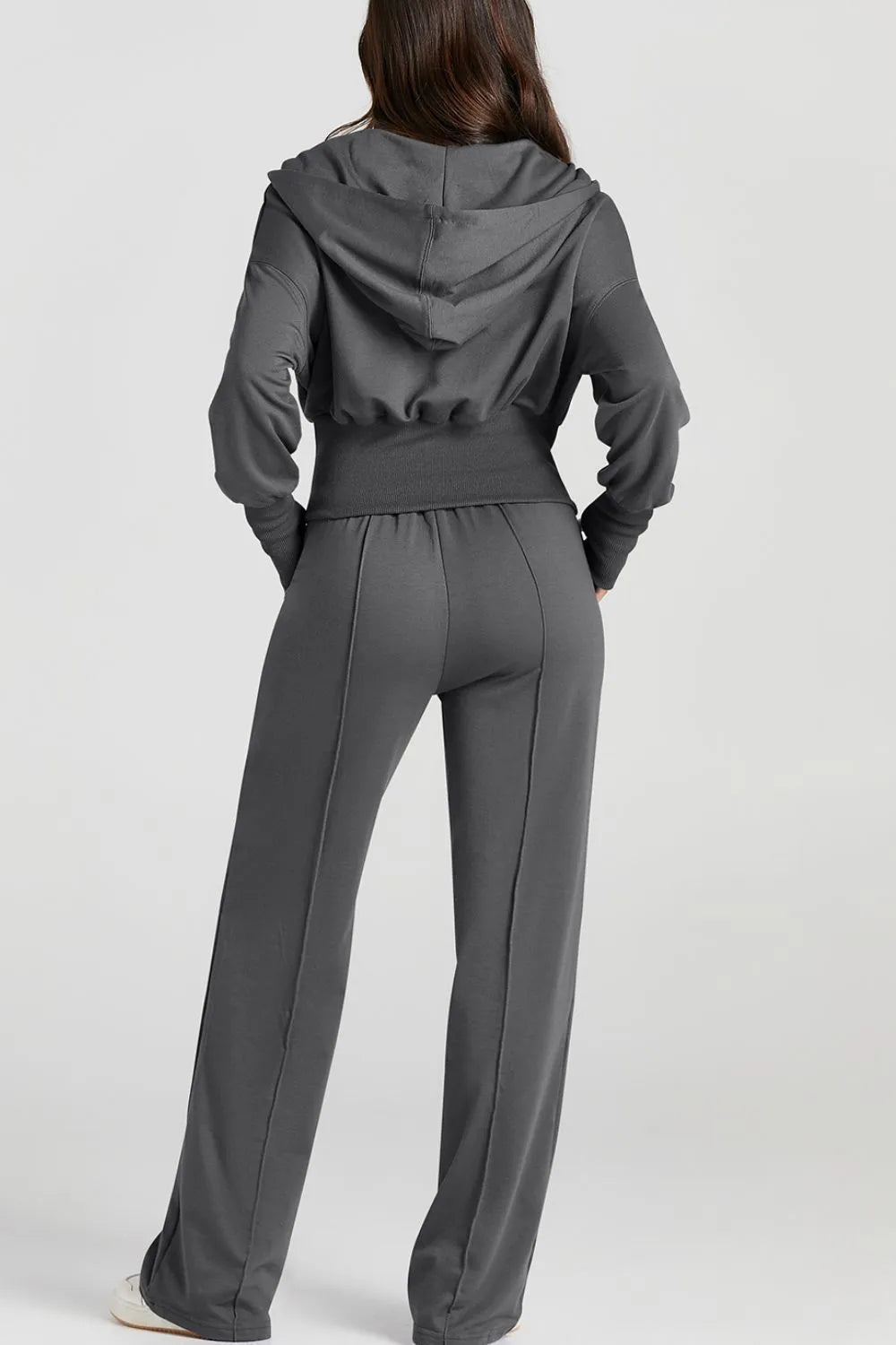 Zip-Up Hoodie and Pants Active Set - Farnelli
